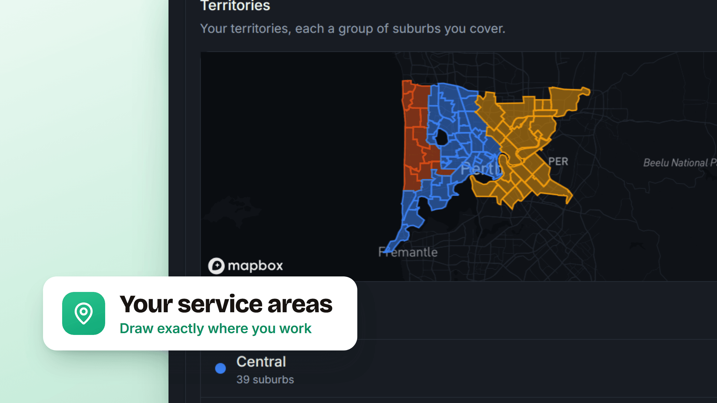 Cover Image for Customers and service areas