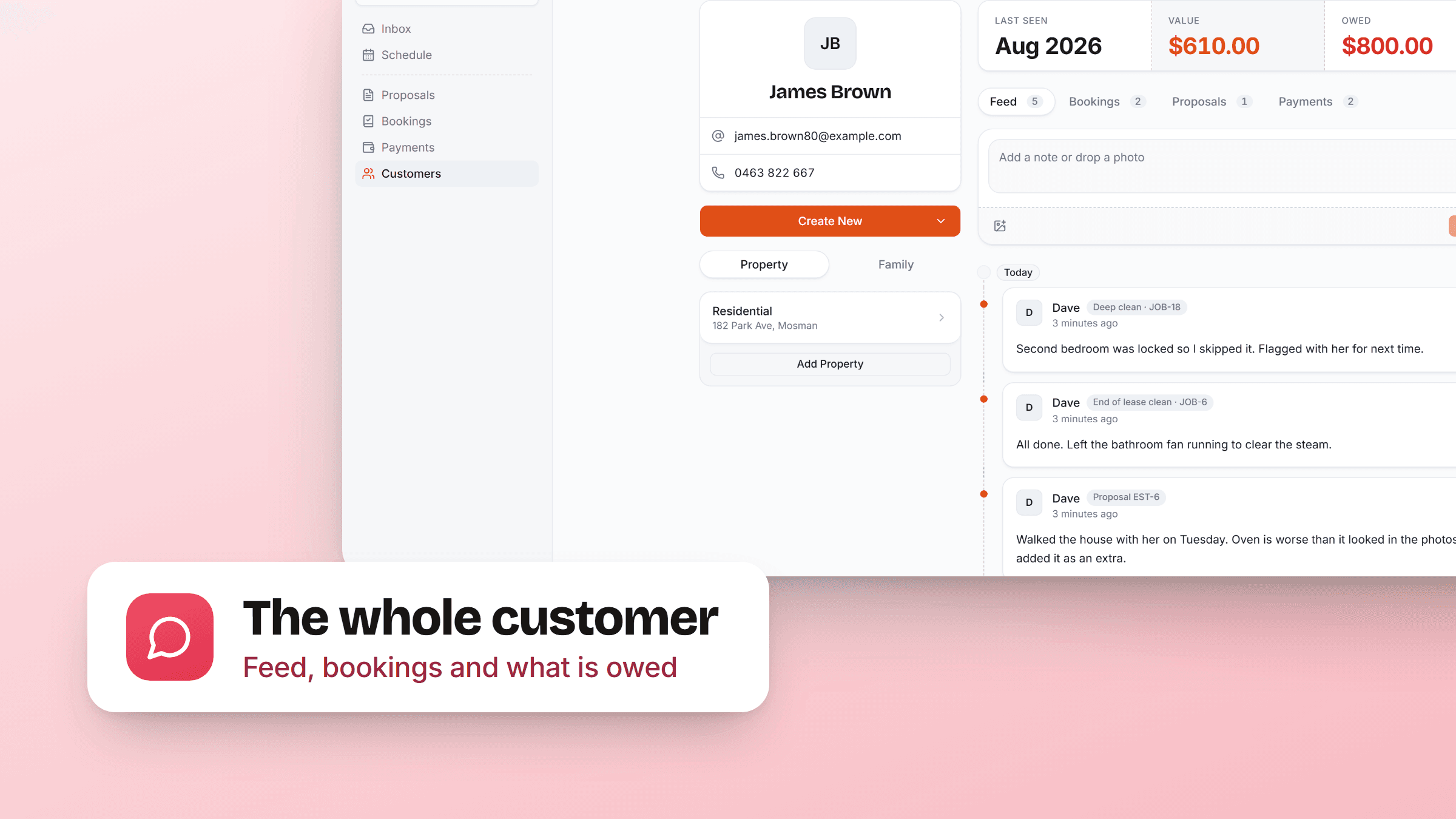 Cover Image for The whole customer, in one place